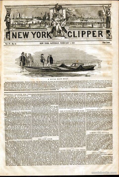 New York Clipper, Vol. IV, No. 42