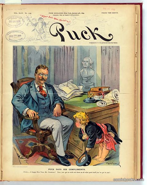 Puck Pays His Compliments