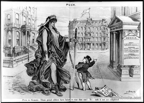 Puck to Nemesis: These proud edifices have helped to rear that one! Your task is not yet completed