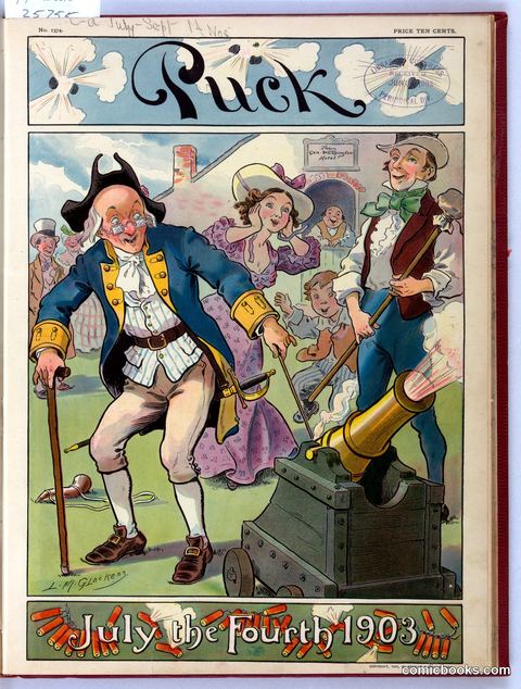 Puck July the Fourth 1903