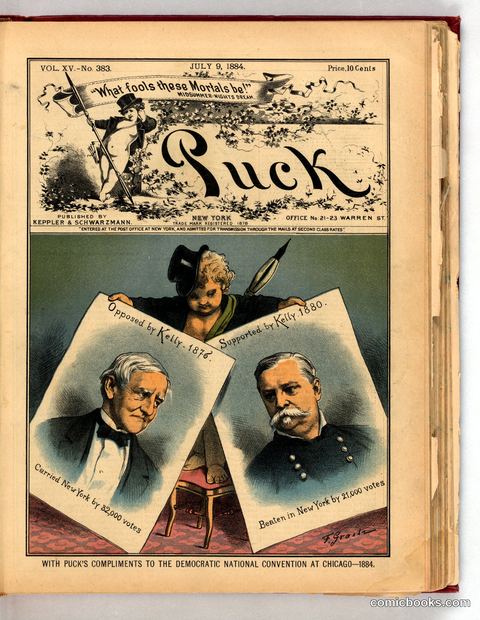 With Puck's Compliments to the Democratic National Convention at Chicago
