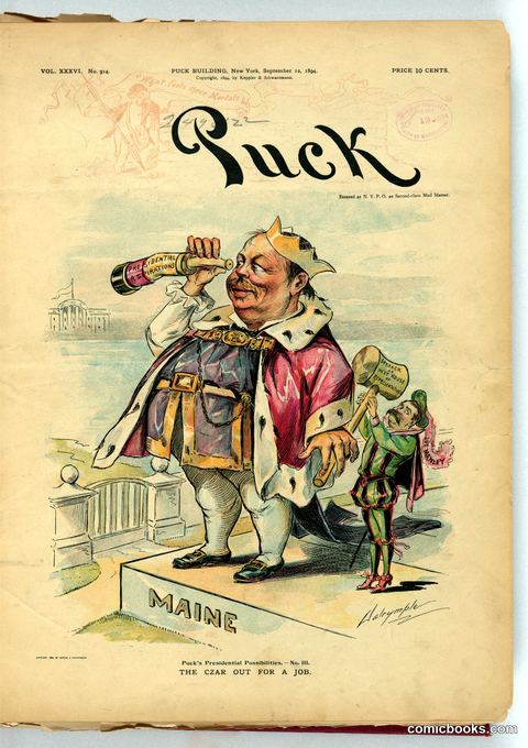Puck's Presidential Possibilities. No. III, The Czar Out for a Job