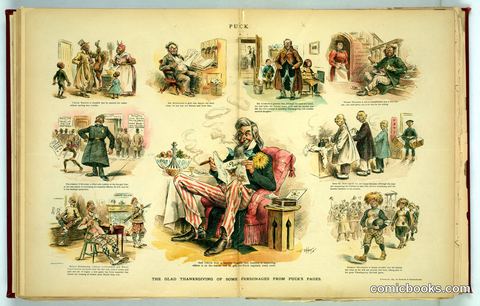 The Glad Thanksgiving of Some Personages from Puck's Pages