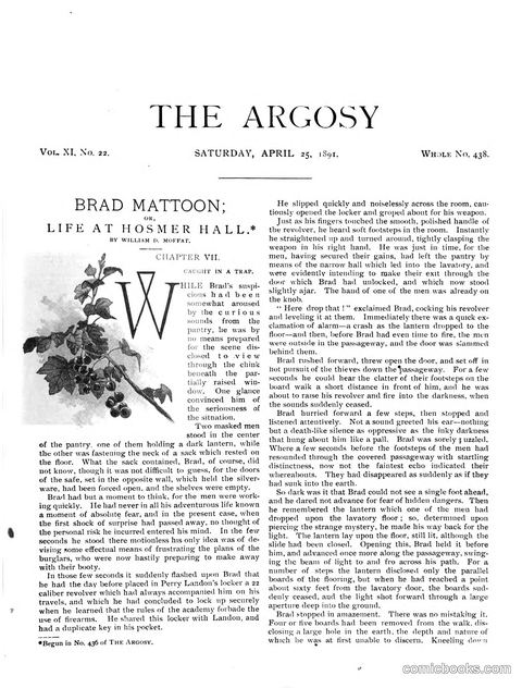 The Argosy, Vol. XI, No. 22