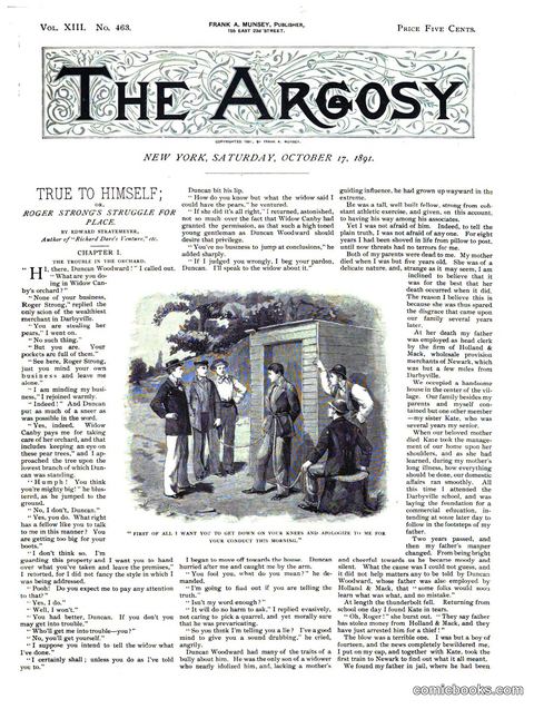 The Argosy, Vol. XIII No. 463