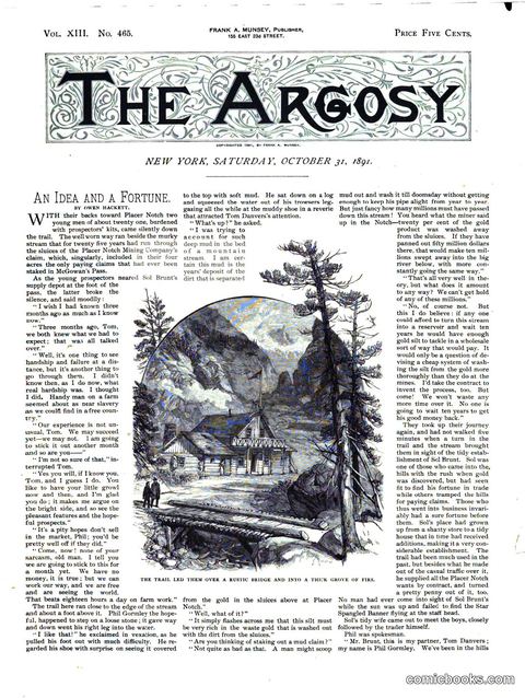 The Argosy, Vol. XIII No. 465
