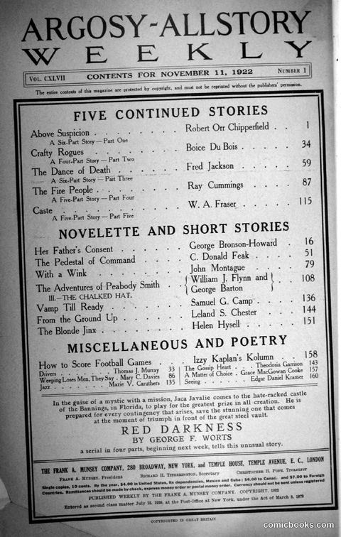 Argosy, Vol. 147, No. 1