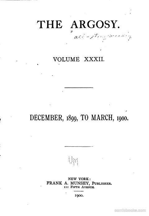 Argosy, Vol. 1 (1882)
