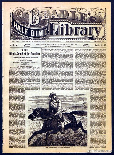 Beadle's Half Dime Library, No. 110