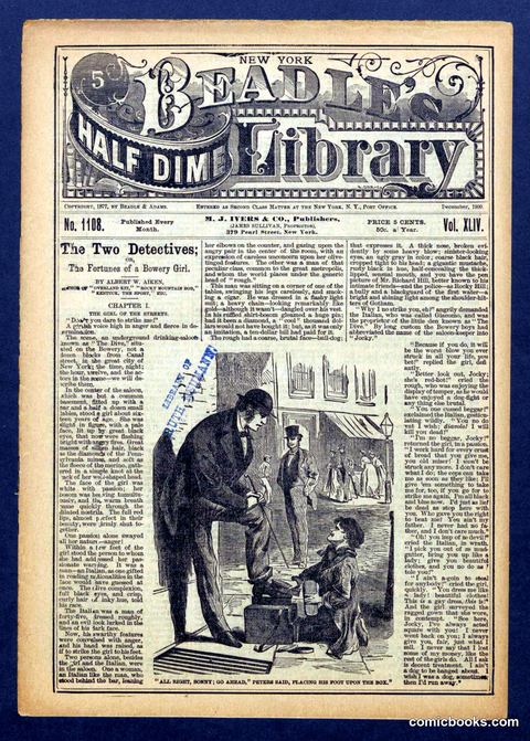 Beadle's Half Dime Library No. 1108