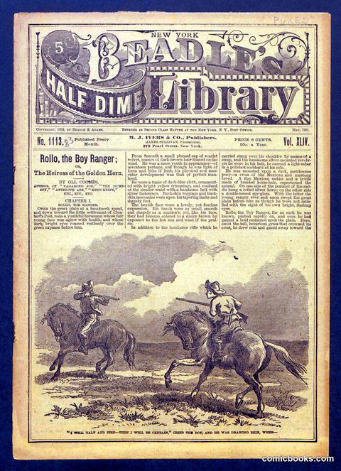 Beadle's Half Dime Library No. 1113