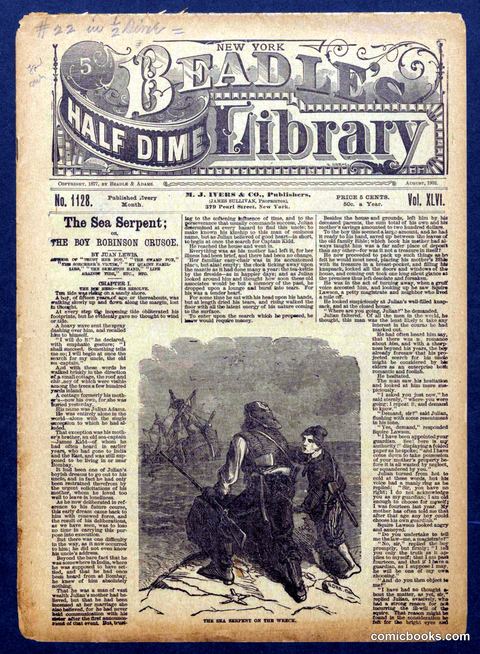 Beadle's Half Dime Library No. 1128