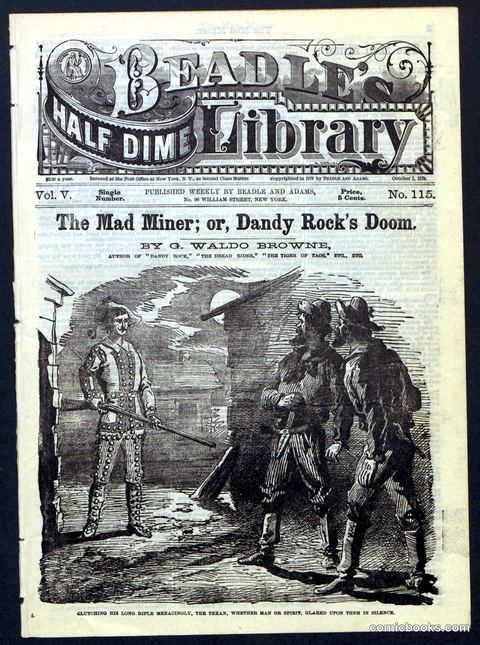 Beadle's Half Dime Library, No. 115