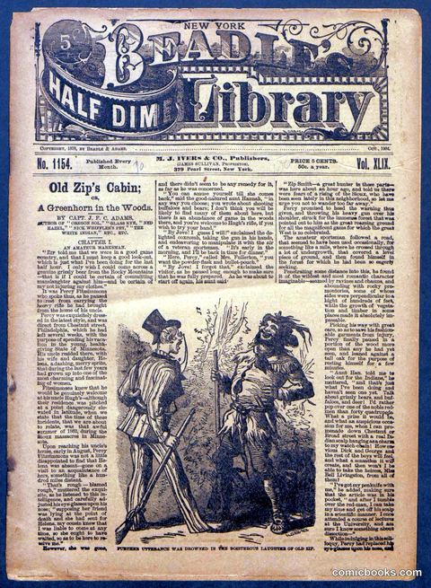 Beadle's Half Dime Library No. 1154