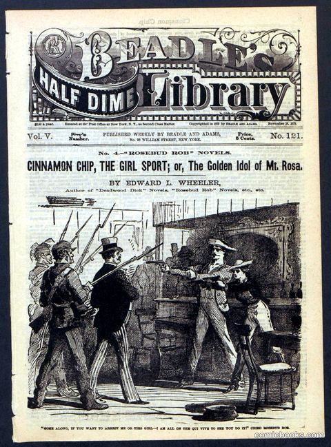 Beadle's Half Dime Library, No. 121