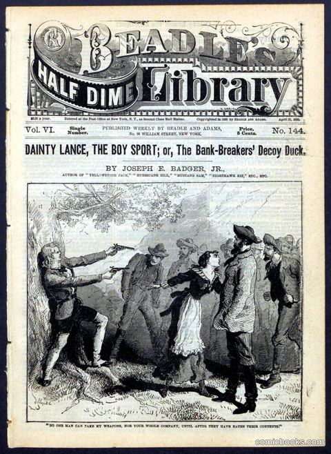 Beadle's Half Dime Library No. 144