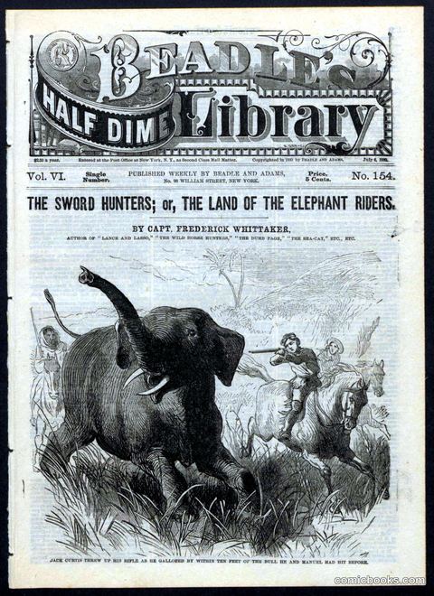 Beadle's Half Dime Library, No. 154