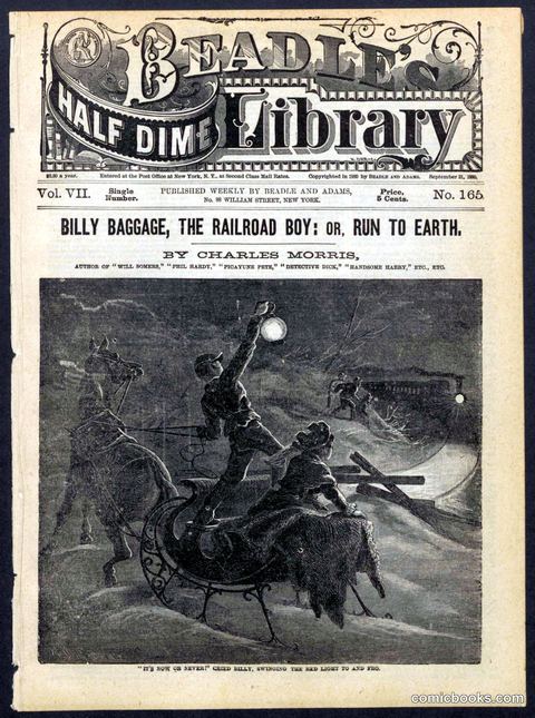 Beadle's Half Dime Library No. 165