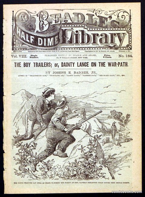 Beadle's Half Dime Library No. 184