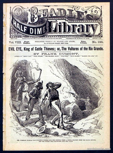 Beadle's Half Dime Library, No. 185