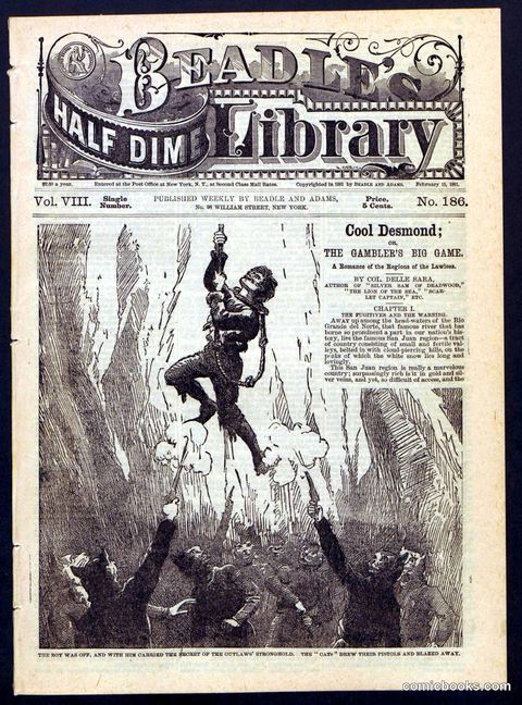 Beadle's Half Dime Library No. 186