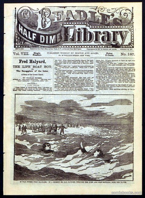 Beadle's Half Dime Library, No. 187