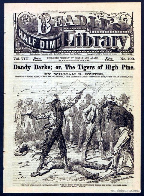 Beadle's Half Dime Library, No. 190