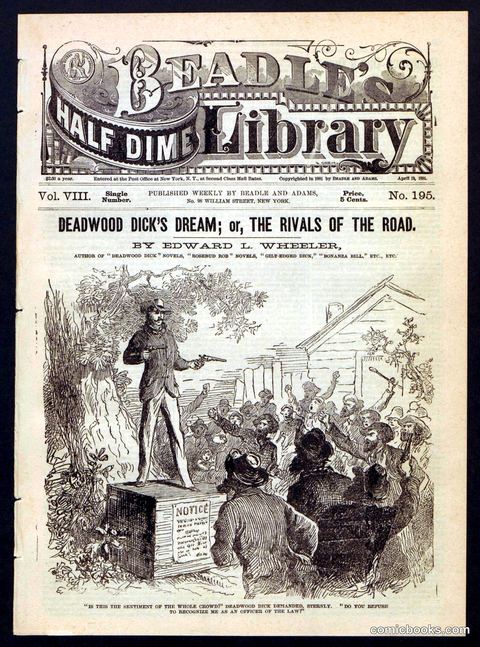Beadle's Half Dime Library No. 195