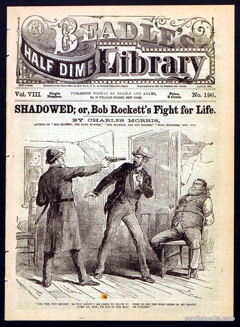 Beadle's Half Dime Library, No. 196