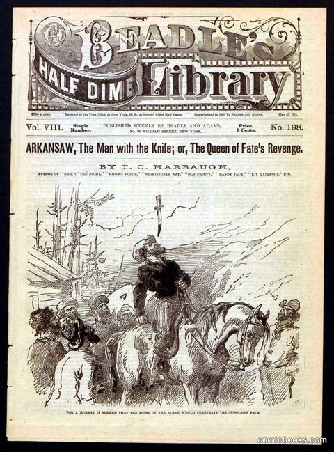 Beadle's Half Dime Library, No. 198