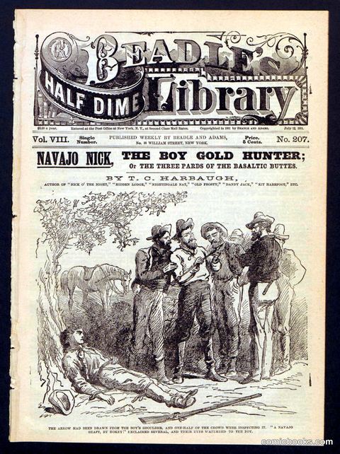 Beadle's Half Dime Library No. 207