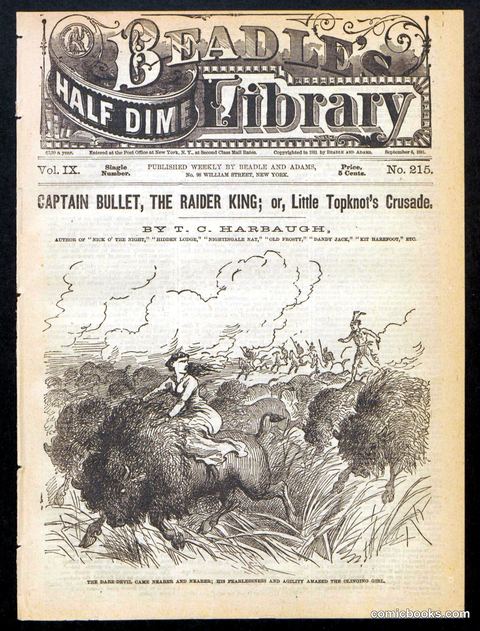 Beadle's Half Dime Library No. 215
