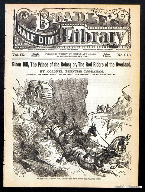 Beadle's Half Dime Library No. 216