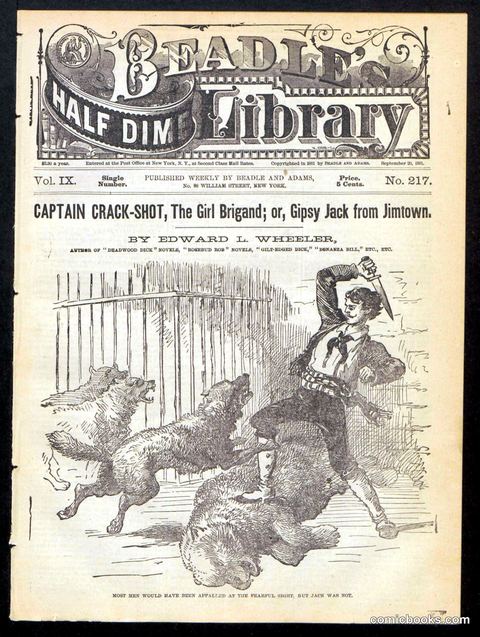 Beadle's Half Dime Library No. 217