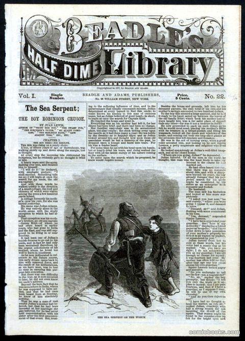 Beadle's Half Dime Library, No. 22