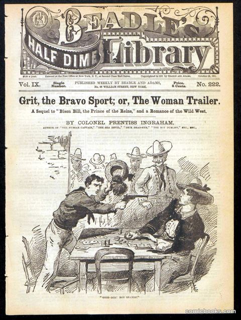 Beadle's Half Dime Library, No. 222