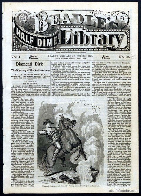 Beadle's Half Dime Library No. 24