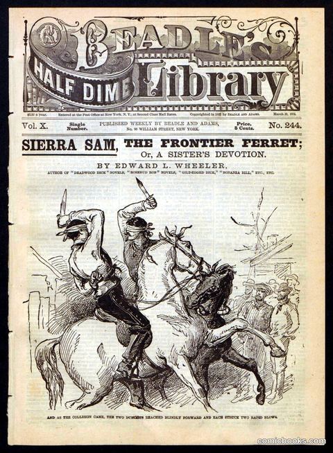 Beadle's Half Dime Library, No. 244