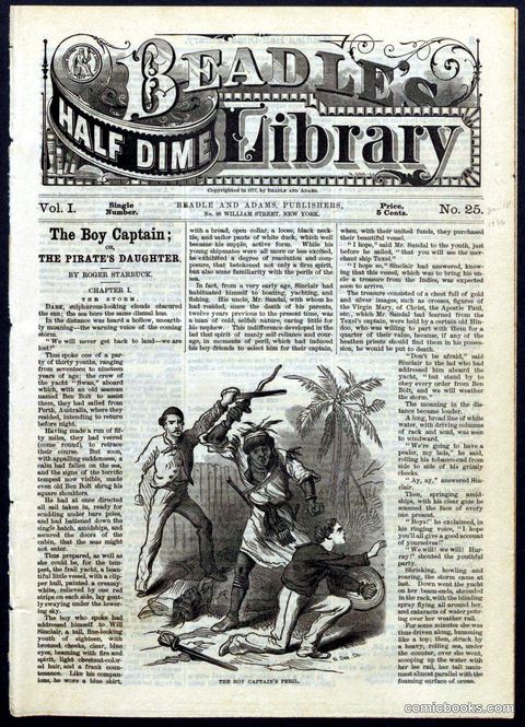 Beadle's Half Dime Library, No. 25