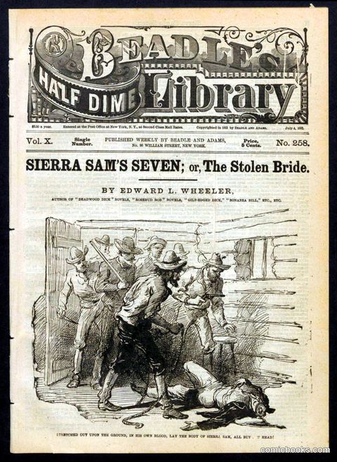 Beadle's Half Dime Library No. 258