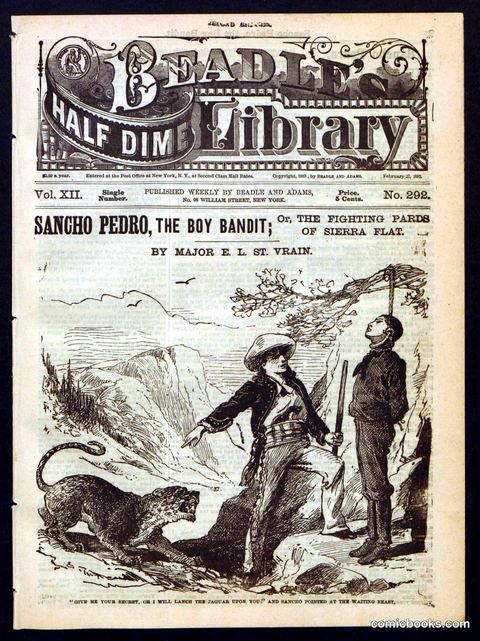 Beadle's Half Dime Library, No. 292