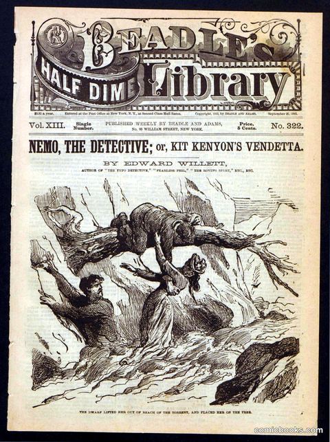 Beadle's Half Dime Library, No. 322