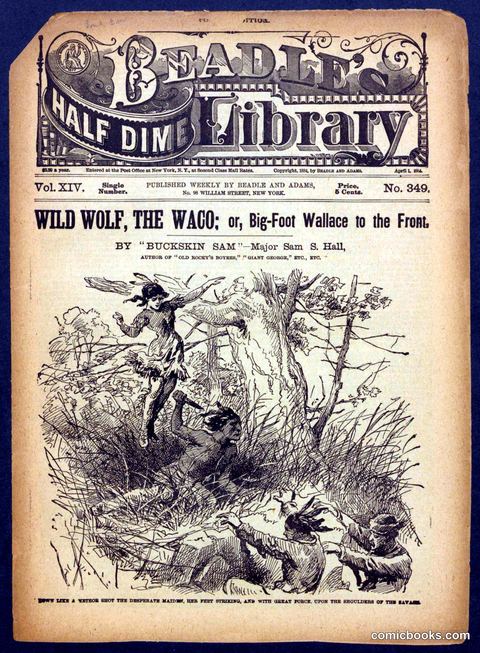 Beadle's Half Dime Library No. 349