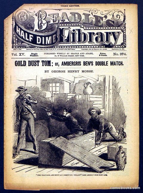Beadle's Half Dime Library, No. 374
