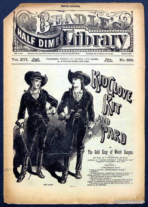 Beadle's Half Dime Library, No. 398