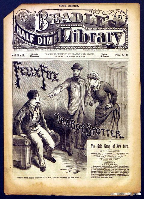 Beadle's Half Dime Library No. 418