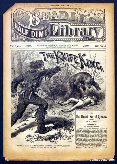 Beadle's Half Dime Library, No. 419