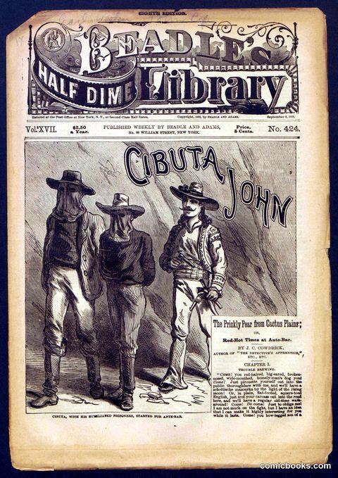 Beadle's Half Dime Library No. 424