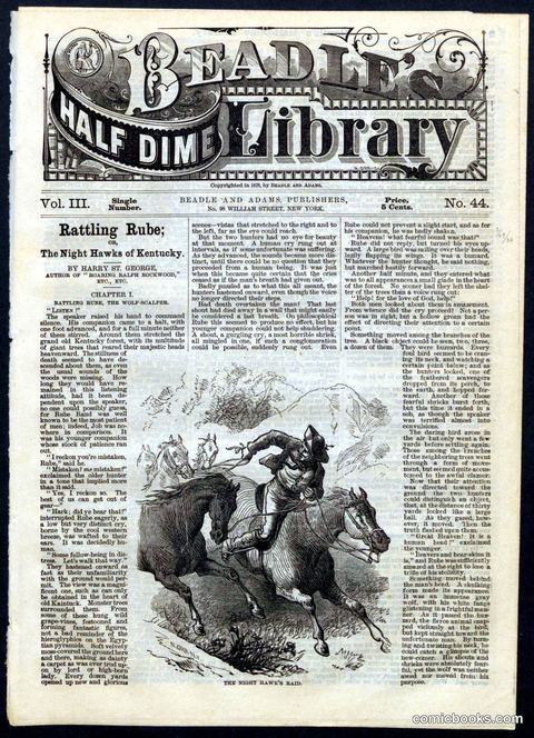Beadle's Half Dime Library No. 44