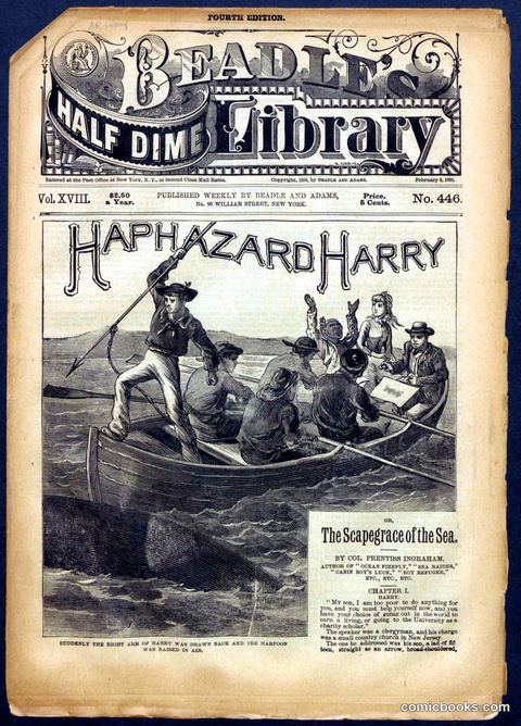 Beadle's Half Dime Library No. 446